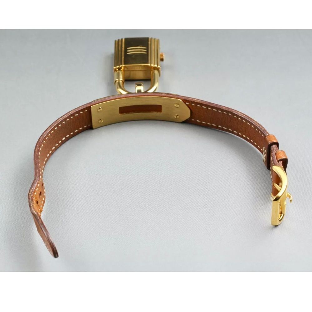 HERMES Kelly Watch Gold Tone Dial Women’s Quartz Watch K01 - Picture 16 of 17